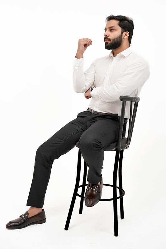 White Formal Cotton Shirt