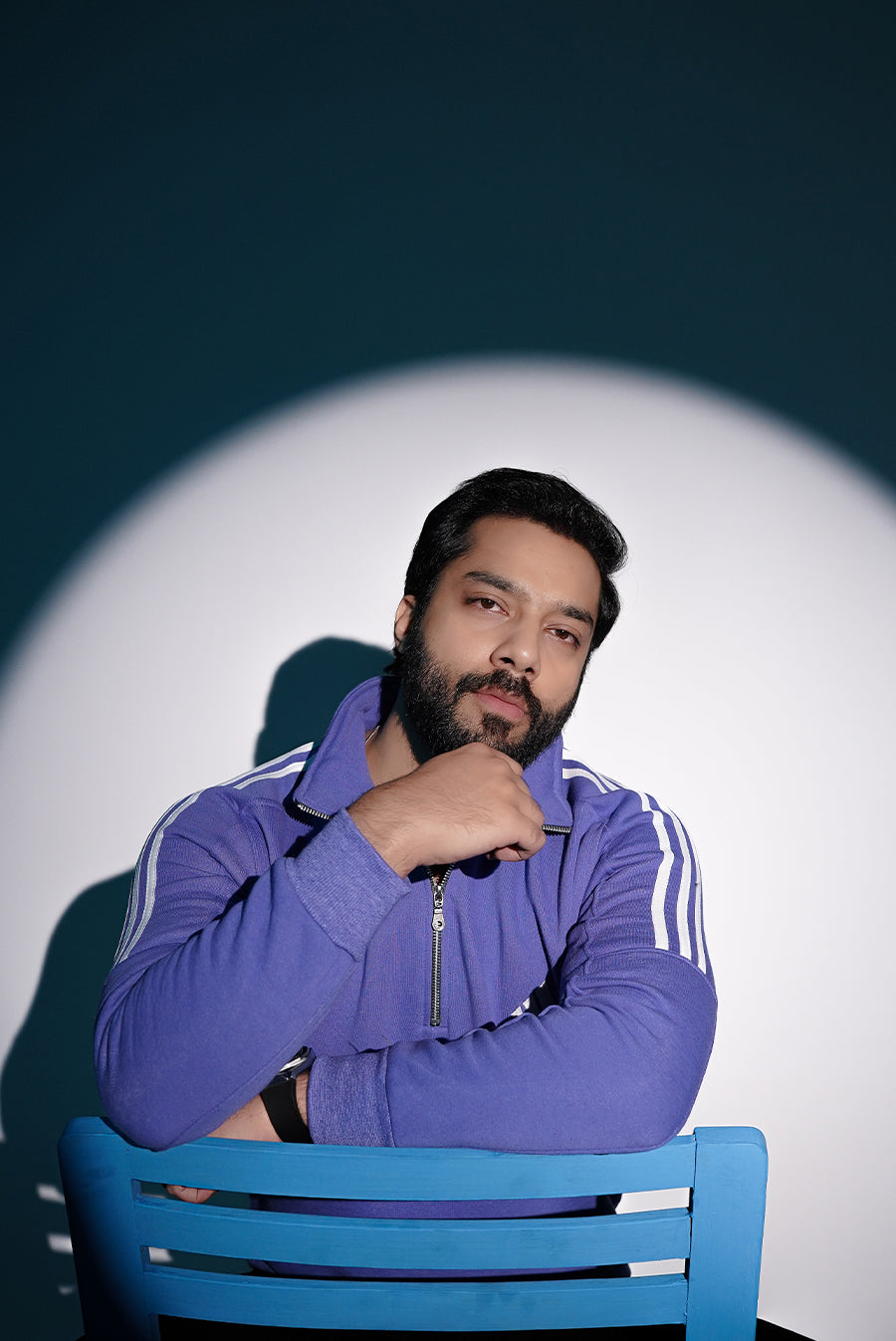 Adidas-Purple Sweatshirt