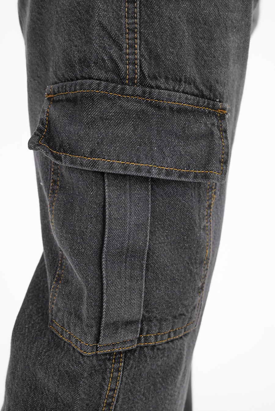 Charcoal Cargo Denim
