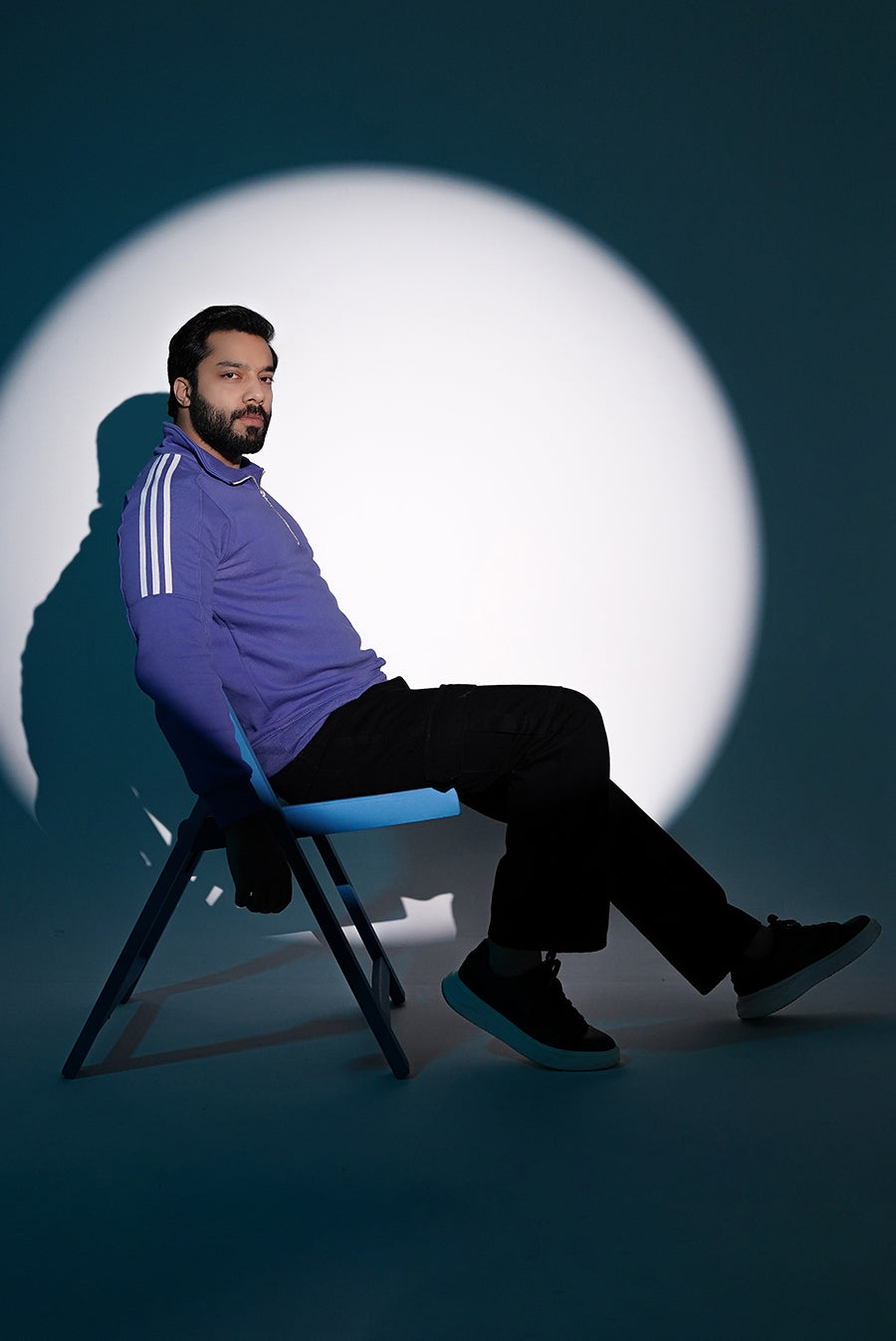 Adidas-Purple Sweatshirt