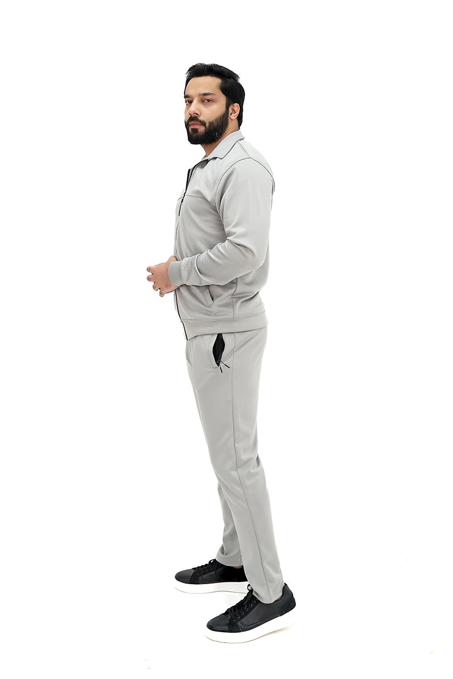 Light Grey-TrackSuit