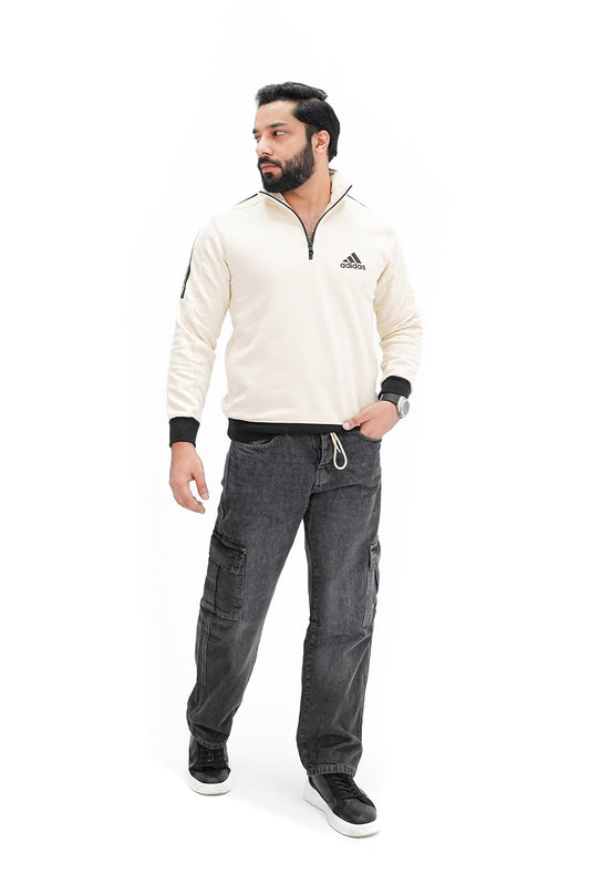 Adidas-Off White Sweatshirt