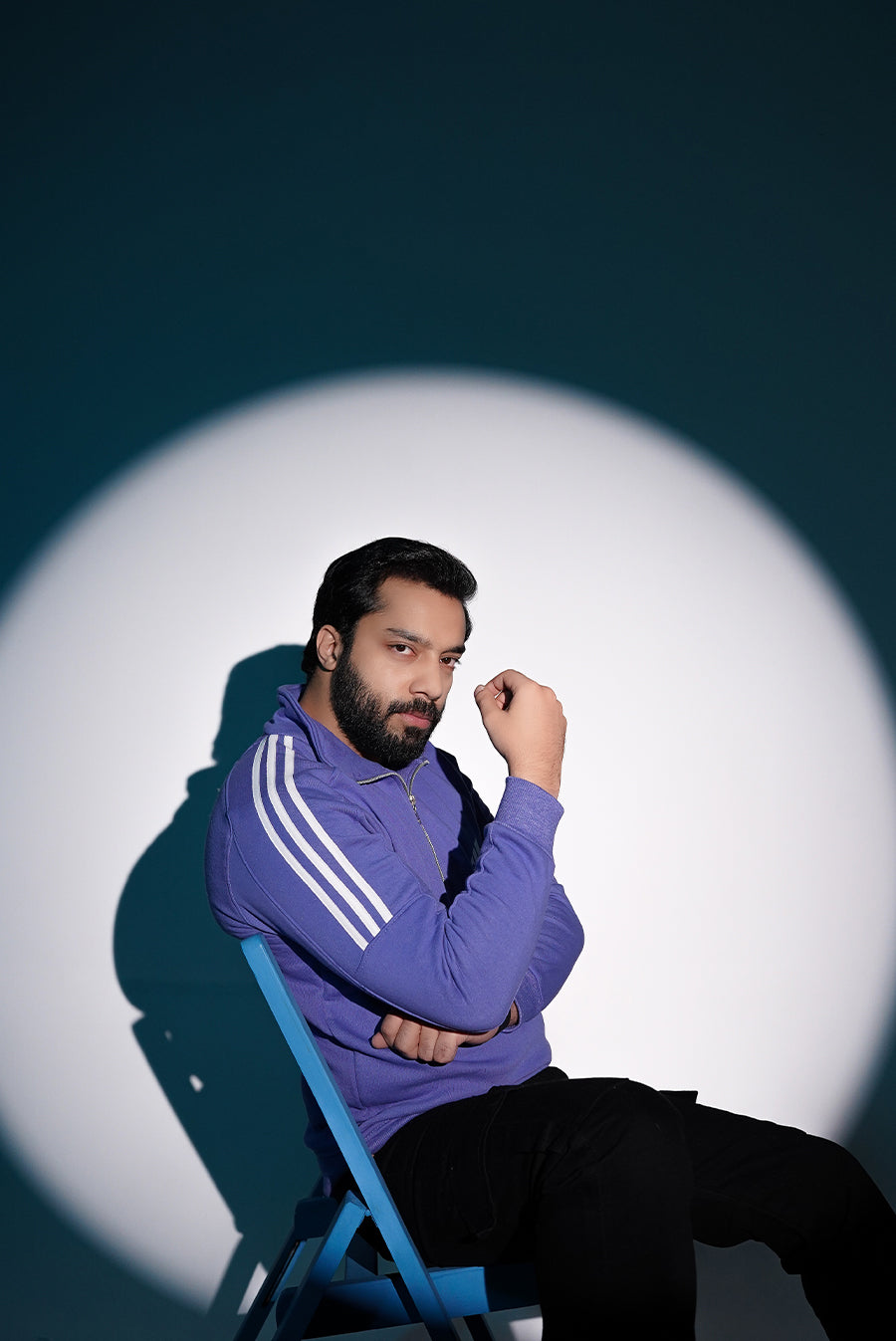 Adidas-Purple Sweatshirt