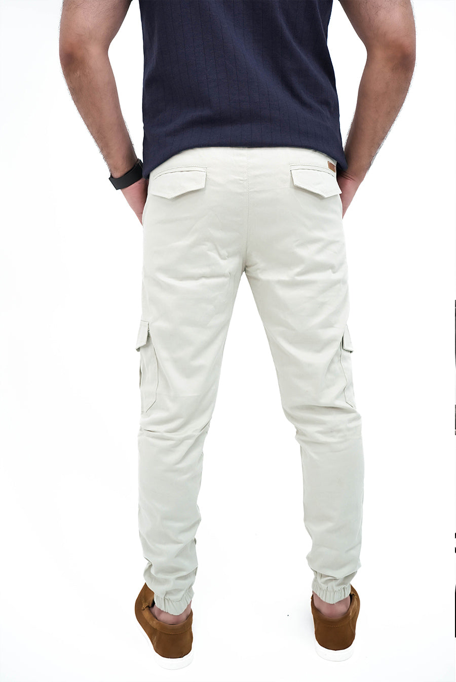 Light Beige Cargo Trouser
