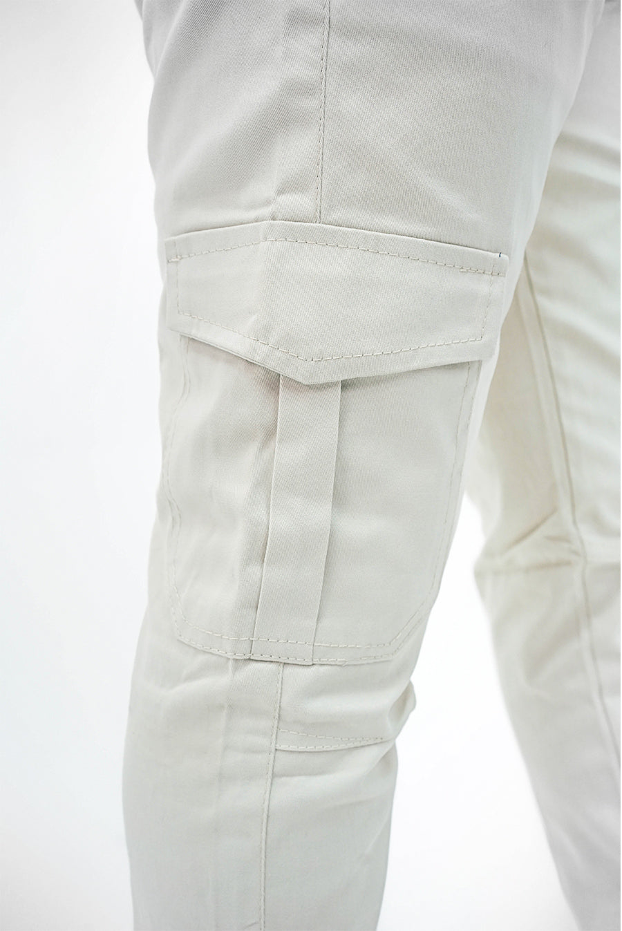 Light Beige Cargo Trouser