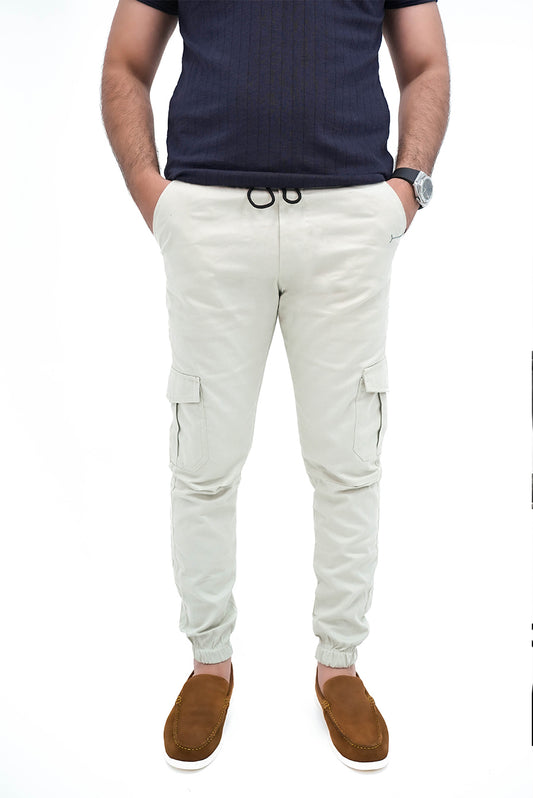Light Beige Cargo Trouser