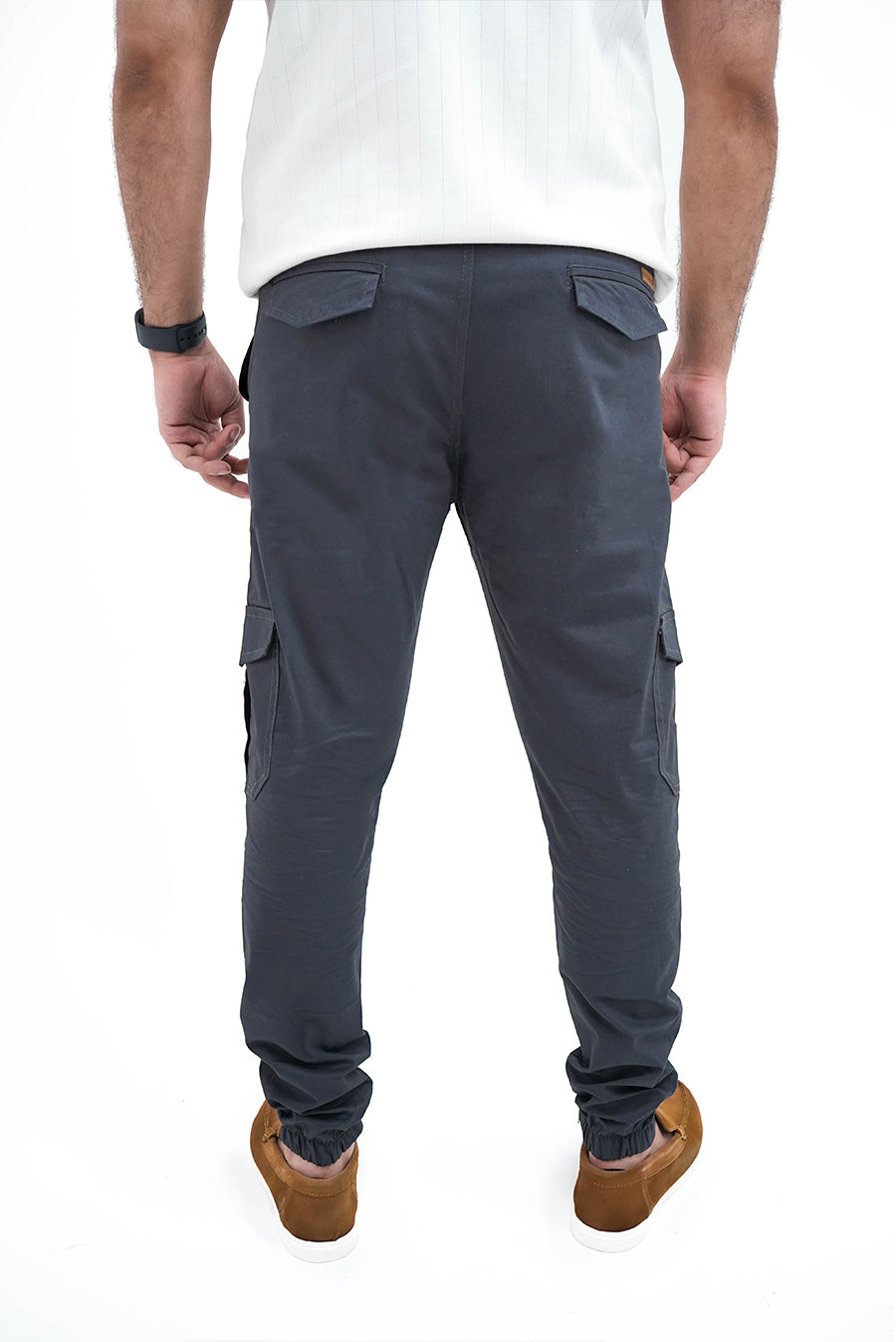 Dark Grey Cargo Trouser