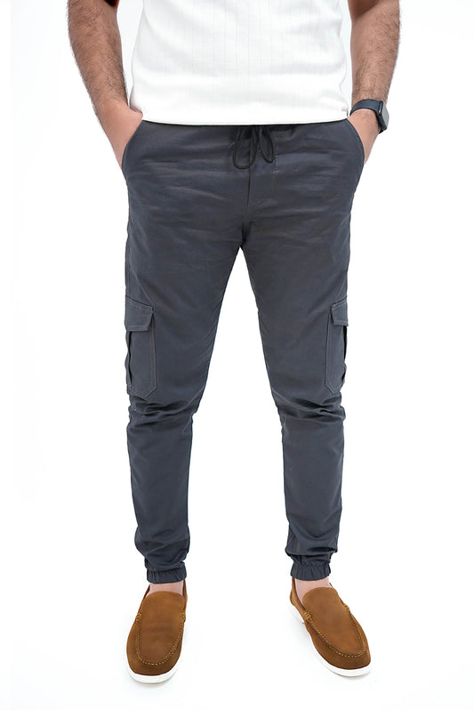 Dark Grey Cargo Trouser