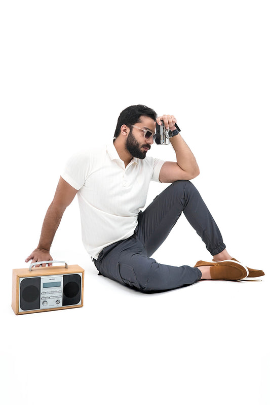 Dark Grey Cargo Trouser