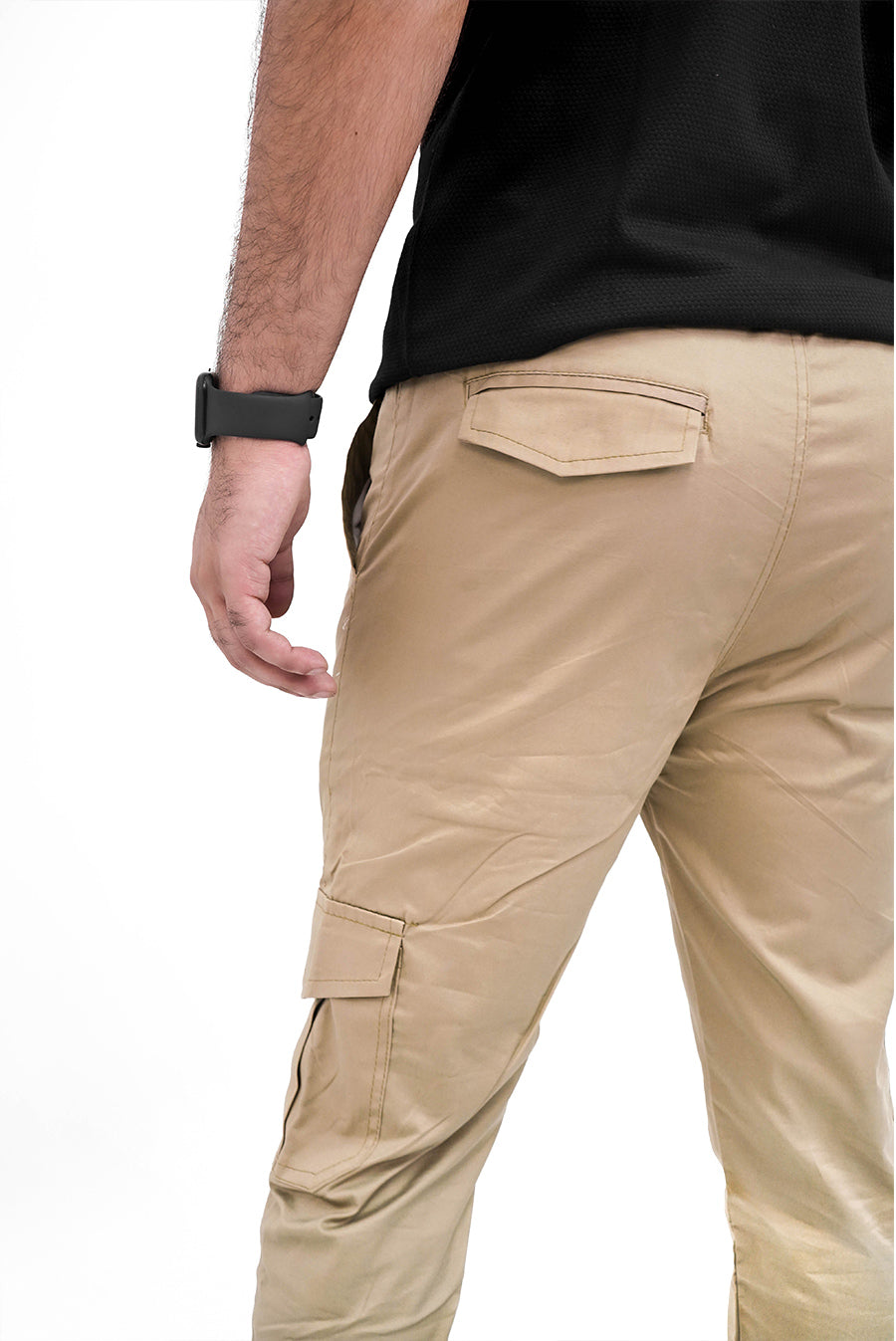 Skin Brown Cargo Trousers