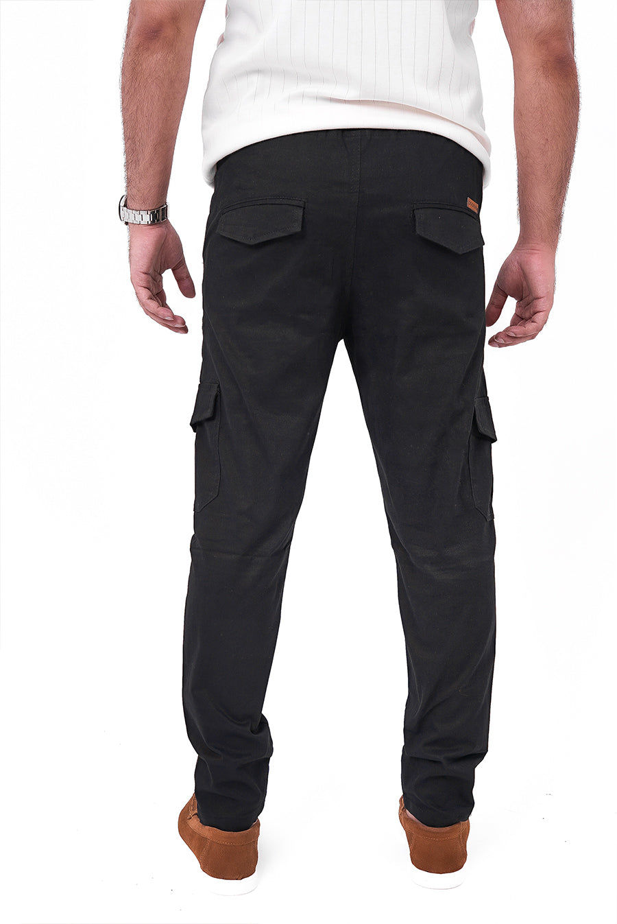 Black Cargo Trouser