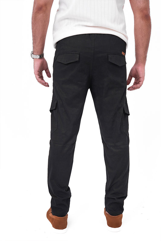 Black Cargo Trouser